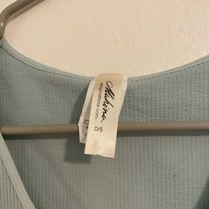 Light blue small crop top
